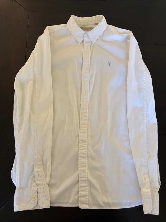All Saints Other - All Saints White Classic Button-Down Dress Shirt